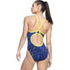 image:imageSpeedo Woemns Swimsuit One Piece Endurance Flyback Printed Adult Team ColorsEmerging NavyGold