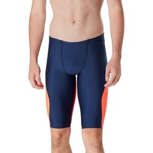 image:imageSpeedo Mens Swimsuit Jammer Prolt SolidBlock Team NavyRed