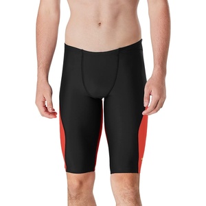 image:imageSpeedo Mens Swimsuit Jammer Prolt SolidBlock Team Red