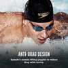 image:imageSpeedo Unisex Adult Swim Goggles Mirrored Fastskin Pure FocusRedBlackSilver