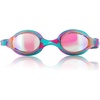 image:imageSpeedo Kids Swim Goggles Junior Hyper Flyer Ages 614Pink GloGreen Mirrored