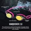 image:imageSpeedo Womens Swim Goggles Mirrored Vanquisher 20BlueOrange
