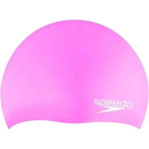 image:imageSpeedo UnisexChild Swim Cap Silicone Elastomeric JuniorPower Pink