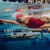 image:imageSpeedo Big Girls Revolve Splice Energy Back SwimsuitBlue