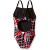 image:imageSpeedo Girls Powerflex Eco Laser Sticks Pulse Back SwimsuitLaser Speedo Red