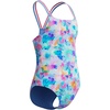 image:imageSpeedo Girls Swimsuit One Piece Thin StrapsWatercolor Garden