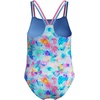 image:imageSpeedo Girls Swimsuit One Piece Thin StrapsWatercolor Garden