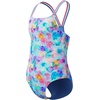 image:imageSpeedo Girls Swimsuit One Piece Thin StrapsWatercolor Garden