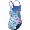 image:imageSpeedo Girls Swimsuit One Piece Thin StrapsWatercolor Garden