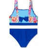 image:imageSpeedo Girls Swimsuit Two Piece Bikini SetFauve Floral