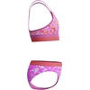 image:imageSpeedo Girls Swimsuit Two Piece Bikini SetNeon Violet Wavy Daisy