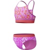 image:imageSpeedo Girls Swimsuit Two Piece Bikini SetNeon Violet Wavy Daisy