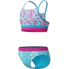 image:imageSpeedo Girls Swimsuit Two Piece Bikini SetPicton Blue Wavy Daisy