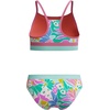 image:imageSpeedo Girls Swimsuit Two Piece Bikini SetSixties Garden Pink Lemonade
