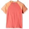 image:imageSpeedo Girls Uv Swim Shirt Short Sleeve Color Block RashguardDiscontinuedTropical Glow