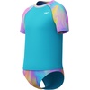 image:imageSpeedo Girls Uv Swim Shirt Short Sleeve Rashguard SetHula Blend