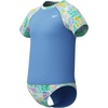 image:imageSpeedo Girls Uv Swim Shirt Short Sleeve Rashguard SetSummer Stamp Periwinkle Blue
