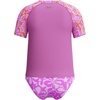 image:imageSpeedo Girls Uv Swim Shirt Short Sleeve Rashguard SetWavy Daisy