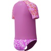 image:imageSpeedo Girls Uv Swim Shirt Short Sleeve Rashguard SetWavy Daisy