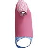 image:imageSpeedo Girls Uv Swim Shirt Short Sleeve Rashguard SetWavy Stripe Pink LemonadePeriwinkle Blue