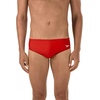 image:imageSpeedo Mens Swimsuit Brief Powerflex Eco Solid AdultTrue Red