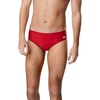 image:imageSpeedo Mens Swimsuit Brief Powerflex Eco Solid AdultTrue Red