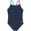 image:imageSpeedo Girls Swimsuit One Piece Thin StrapsBlue Print