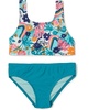 image:imageSpeedo Girls Swimsuit Two Piece Bikini SetEnamel Blue