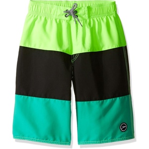 image:imageSpeedo Boys Classic Stripe Blocked Volley 18 BottomSport Neon
