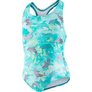 image:imageSpeedo Girls Printed Sport SpliceNew Turquoise