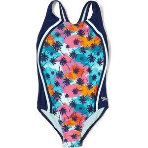 image:imageSpeedo Girls Printed Sport SplicePalm Aqua Splash Splice