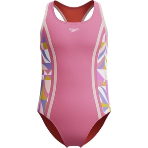 image:imageSpeedo Girls Printed Sport SplicePink Lemonade Mod Petals