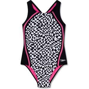 image:imageSpeedo Girls Printed Sport SpliceRacing Check Splice