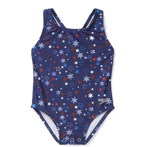 image:imageSpeedo Girls Printed Sport SpliceRedWhiteBlue