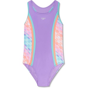 image:imageSpeedo Girls Printed Sport SpliceSide Splice Ombre Check