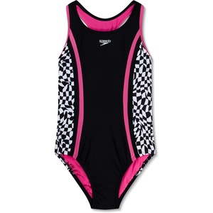 image:imageSpeedo Girls Printed Sport SpliceSide Splice Racing Check
