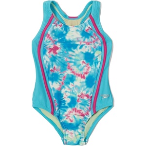 image:imageSpeedo Girls Printed Sport SpliceTie Dye Blue Atoll Splice