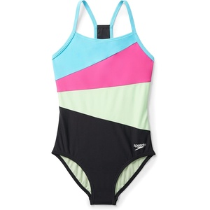 image:imageSpeedo Girls Swimsuit One Piece Thin StrapsRadiating Anthracite