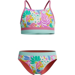 image:imageSpeedo Girls Swimsuit Two Piece Bikini SetSixties Garden Pink Lemonade