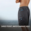image:imageSpeedo Mens Swim Trunk Knee Length Marina Sport VolleyBlackWhite