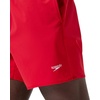image:imageSpeedo Mens Swim Trunk Mid Length Lookout SolidHigh Risk Red