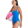 image:imageSpeedo Womens Solid Endurance Thin Strap SwimsuitBondi Blue