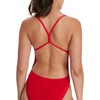 image:imageSpeedo Womens Solid Endurance Thin Strap SwimsuitEnglish Red