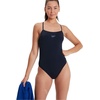 image:imageSpeedo Womens Solid Endurance Thin Strap SwimsuitNavy