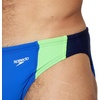 image:imageSpeedo Mens Swimsuit Brief Eco Flex 2 Outseam BeachstarBlock Deep SapphireScreaming Green
