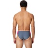 image:imageSpeedo Mens Swimsuit Brief Eco Flex 2 Outseam BeachstarBlock Grey LeadTropical Coral