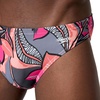 image:imageSpeedo Mens Swimsuit Brief Eco Flex 2 Outseam BeachstarCut Flowers Grey Lead