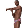 image:imageSpeedo Mens Swimsuit Brief Eco Flex 2 Outseam BeachstarCut Flowers Grey Lead