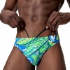 image:imageSpeedo Mens Swimsuit Brief Eco Flex 2 Outseam BeachstarFeathered Palm Deep Sapphire