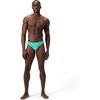 image:imageSpeedo Mens Swimsuit Brief Eco Flex 2 Outseam BeachstarShallow Waters Alfalfa Green